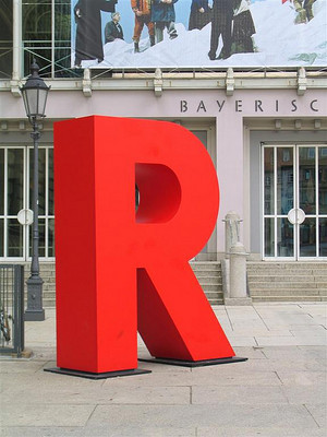 duża litera R
